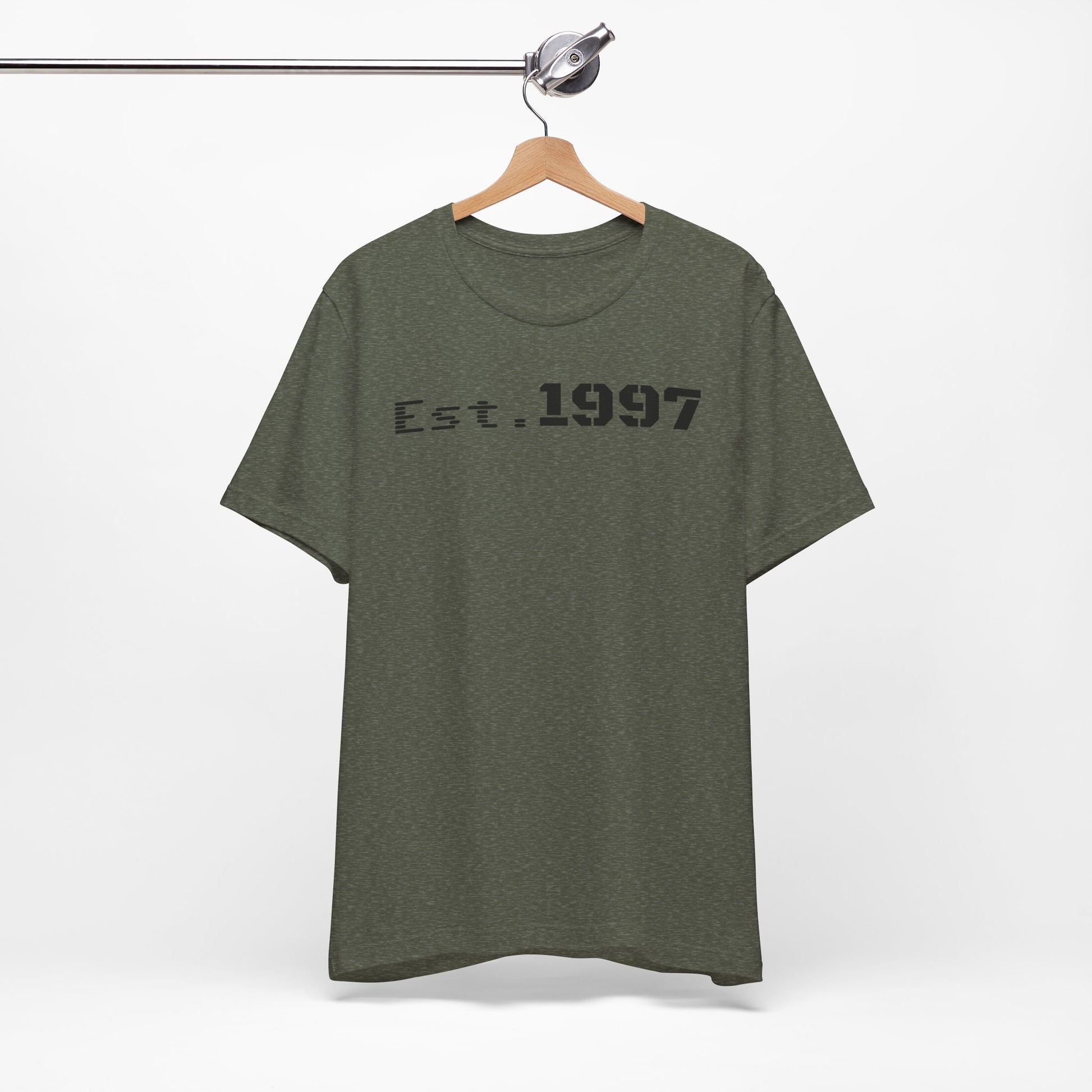 Vintage Est. 1997 Unisex Tee, Gift for Birthdays, Celebrations, Casual Wear, Retro Fashion, Cool Graphic T-Shirt - TRV