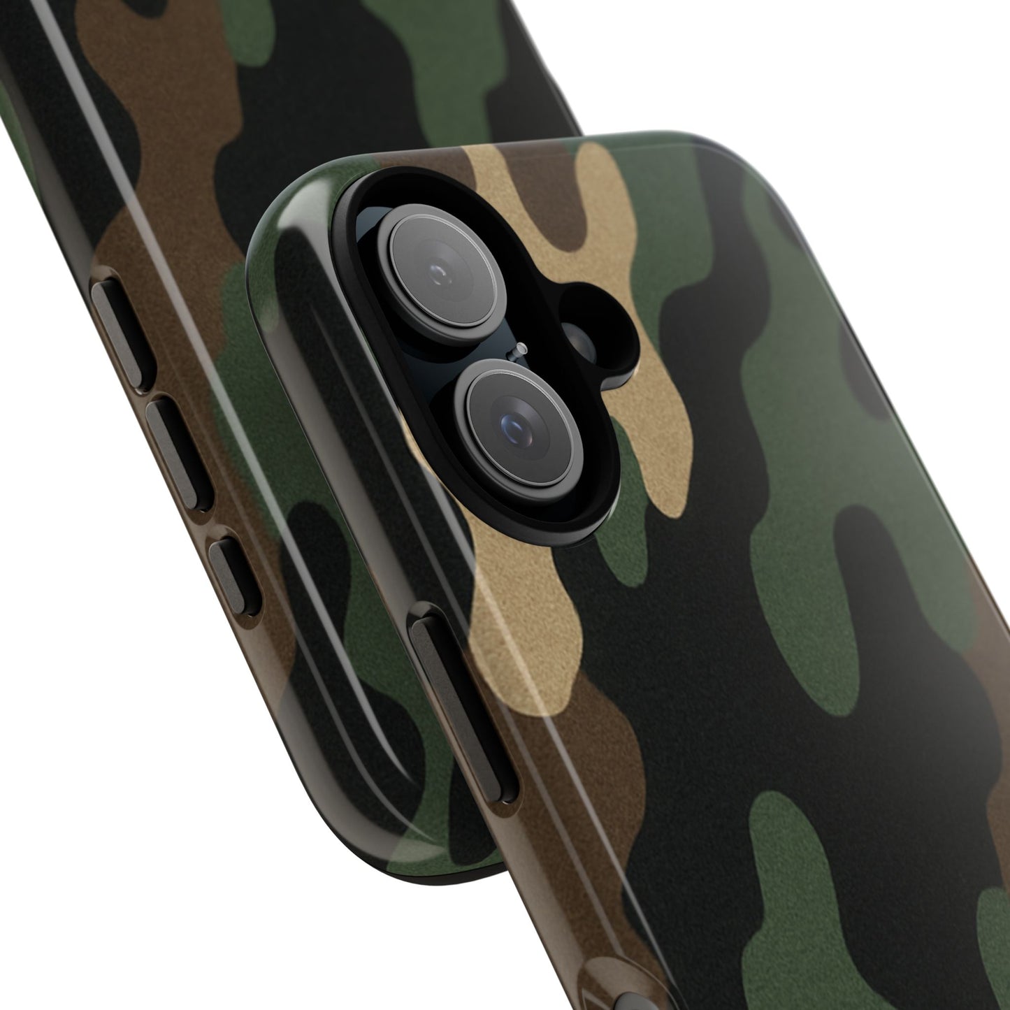 Camouflage Phone Case, Tough Phone Cover, Military Style Accessory, Protective Case for Men, Gifts for Soldiers - TRV