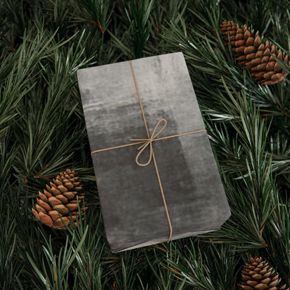 Gray Marble Wrapping Paper Roll — Neutral Watercolor Gift Wrap for Weddings, Birthdays & Minimalist Packaging