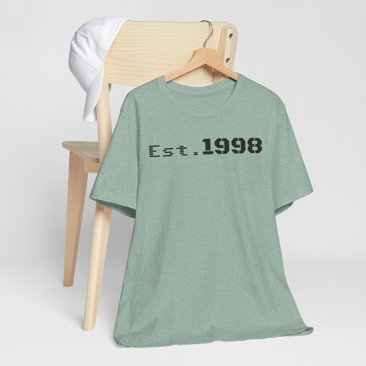 Vintage Est. 1998 Tee - Retro Unisex Shirt for Birthdays, Gifts, Everyday Wear, Casual Style, Nostalgia - TRV