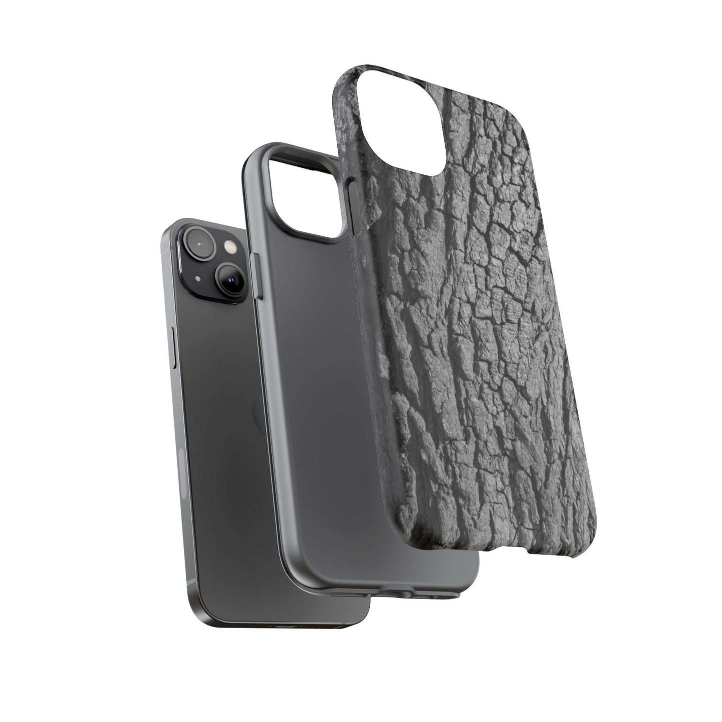 Rustic Bark Phone Case - Tough and Durable Protection - TRV