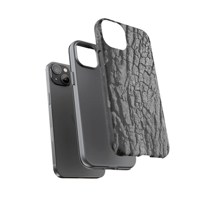 Rustic Bark Phone Case - Tough and Durable Protection - TRV