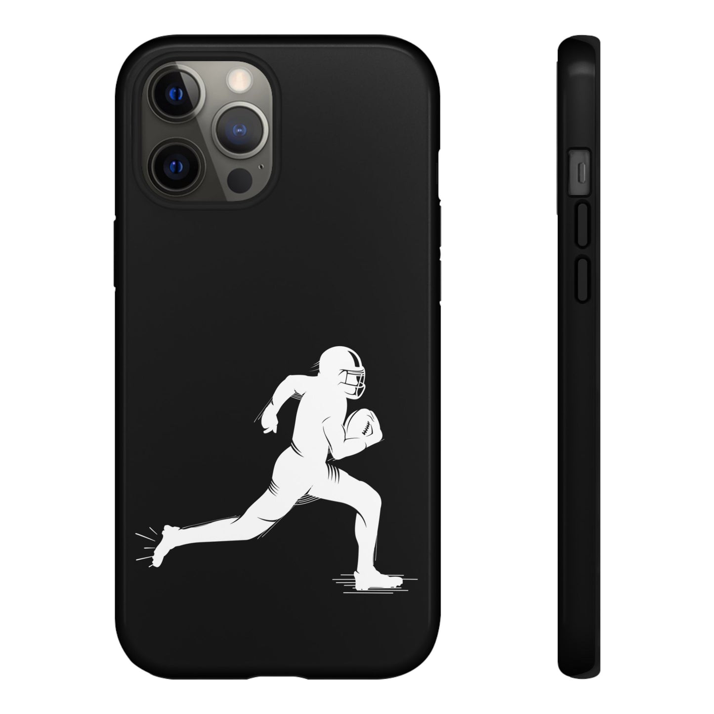 Football Player Phone Case, Tough Cases, Sports Phone Cover, Gift for Athletes, iPhone & Samsung Accessories, Running Player Design - TRV