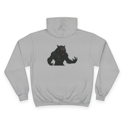 Werewolf Champion Hoodie - Edgy Graphic Sweatshirt for Gamers, Perfect for Gifts, Casual Wear, Fall Fashion, Anime Lovers