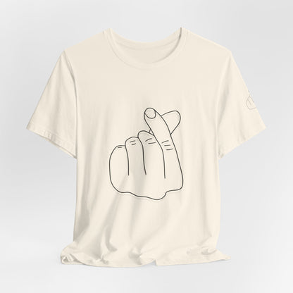 Minimalist Hand Sign Unisex Tee | Casual Everyday Wear | Perfect for Gift Givers
