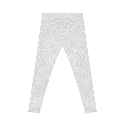 Women's Abstract Pattern Leggings | Trendy Yoga Pants, Fashionable Activewear, Comfortable Daily Wear, Unique Gift Idea, Casual Outfits - TRV