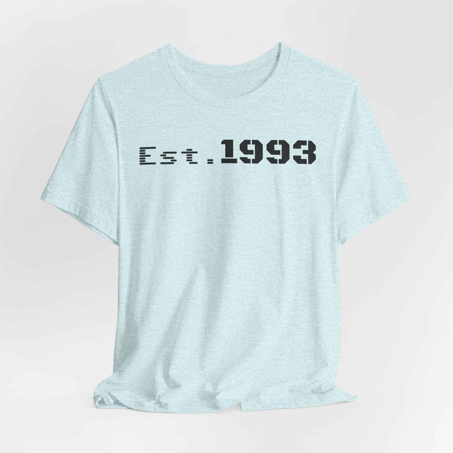 Est. 1993 Unisex Short Sleeve Tee - Perfect for Birthdays, Nostalgia, Casual Wear, Gifts, and Celebrations - TRV