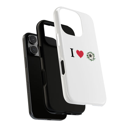 Soccer Phone Case, I Love Soccer, Tough Case Cover, Sporty Phone Accessories, Gift for Soccer Lovers, Unique Soccer Design - TRV