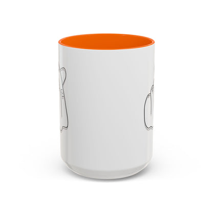 K-Pop Accent Mug - Love Gesture Design (11oz, 15oz), Korean Pop Coffee Cup, K-Pop Lover Gift, Cute Drinkware, Unique Mug