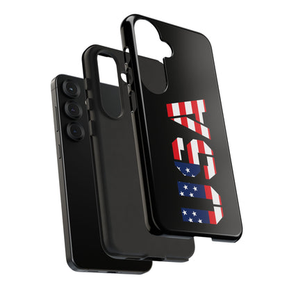 USA Flag Phone Case, Tough Phone Cover, Patriotic Gift, Independence Day Accessory, American Pride Mobile Case - TRV