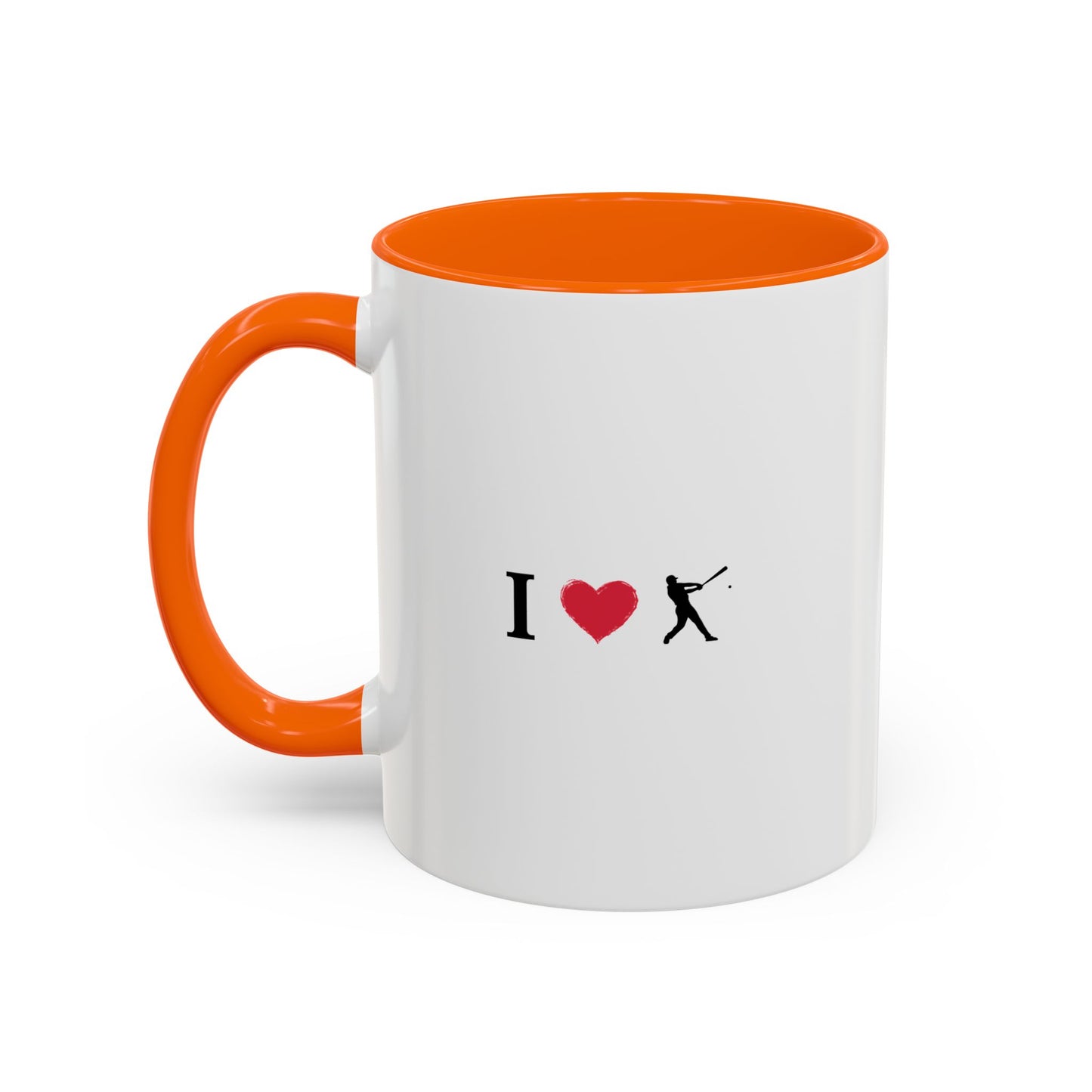 Baseball Love Accent Coffee Mug – Perfect Gift for Sports Fans, Home or Office Use, Great for Birthdays, Anniversaries, and Holidays - TRV