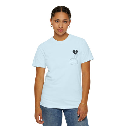 Heartbreak Unisex Garment-Dyed T-Shirt - Trendy Casual Tee for Self-Expression