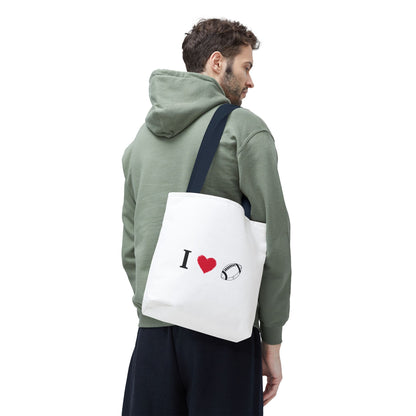 Football Lover's Tote Bag - Perfect for Game Day, Sports Events, Gifts for Fans, Eco-Friendly Carryall, Personal Use, Travel Bag - TRV