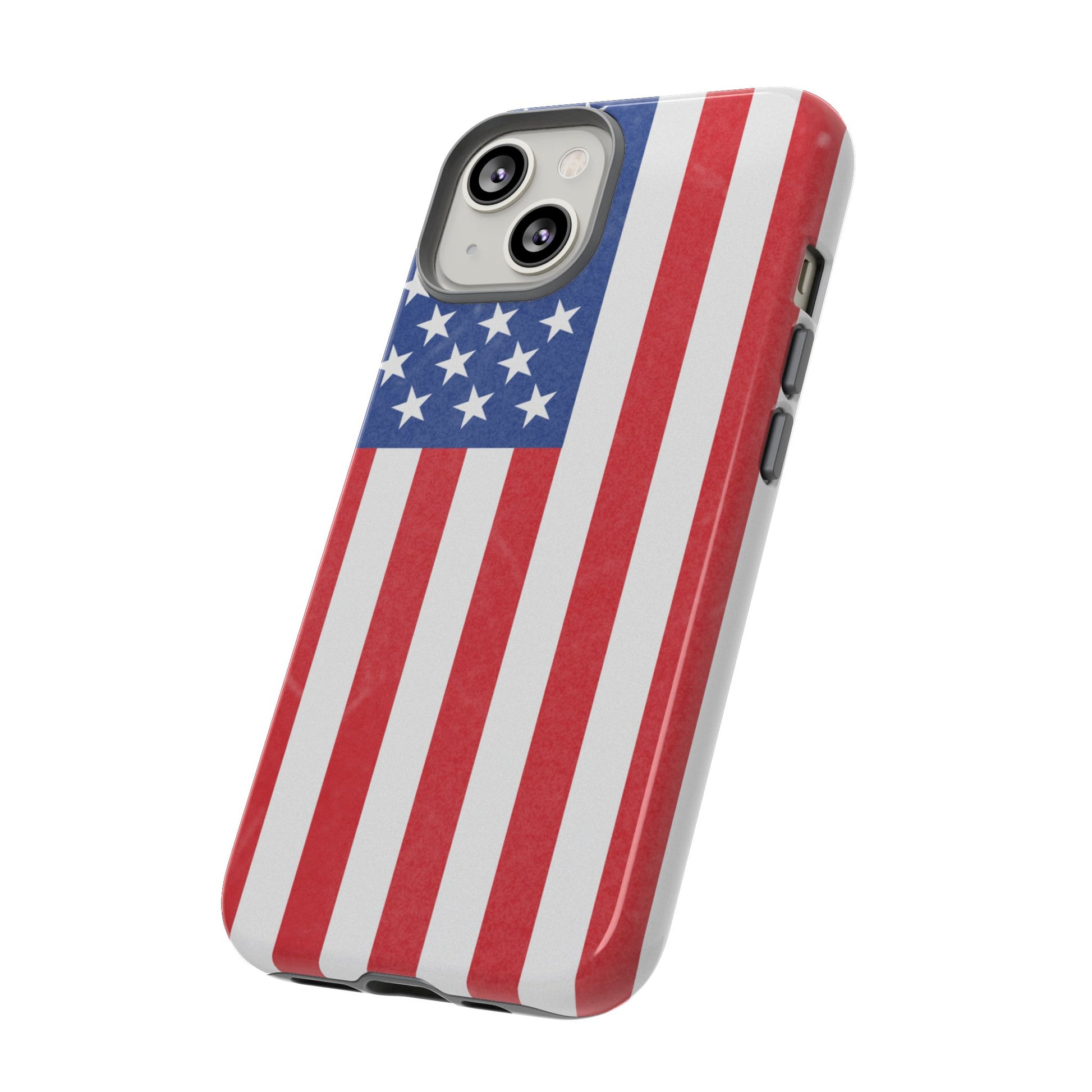 American Flag Phone Case - Patriotic Cell Cover, Tough Cases, USA Pride, Independence Day Gift, Veteran's Day, Phone Protection - TRV