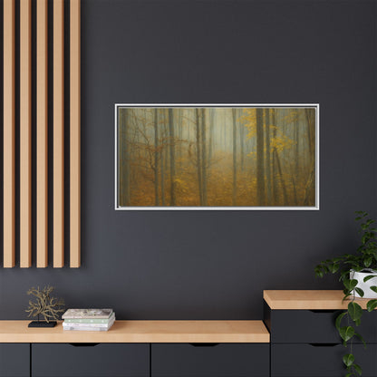 Framed Matte Canvas Art | Serenity in the Forest | Nature Wall Decor, Home Gallery, Cozy Living Room, Gift for Nature Lovers - TRV