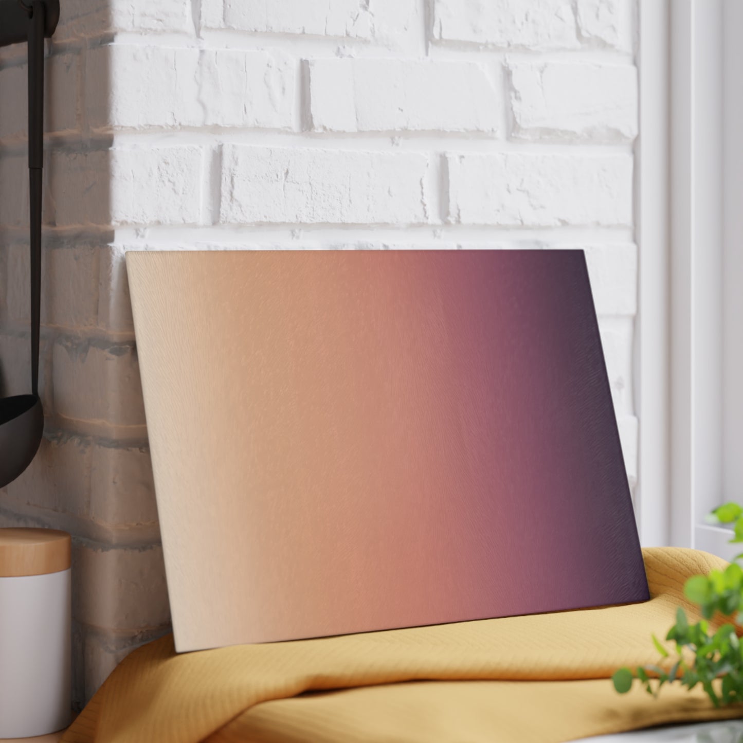 Sunset Ombre Glass Cutting Board | Gradient Kitchen Decor