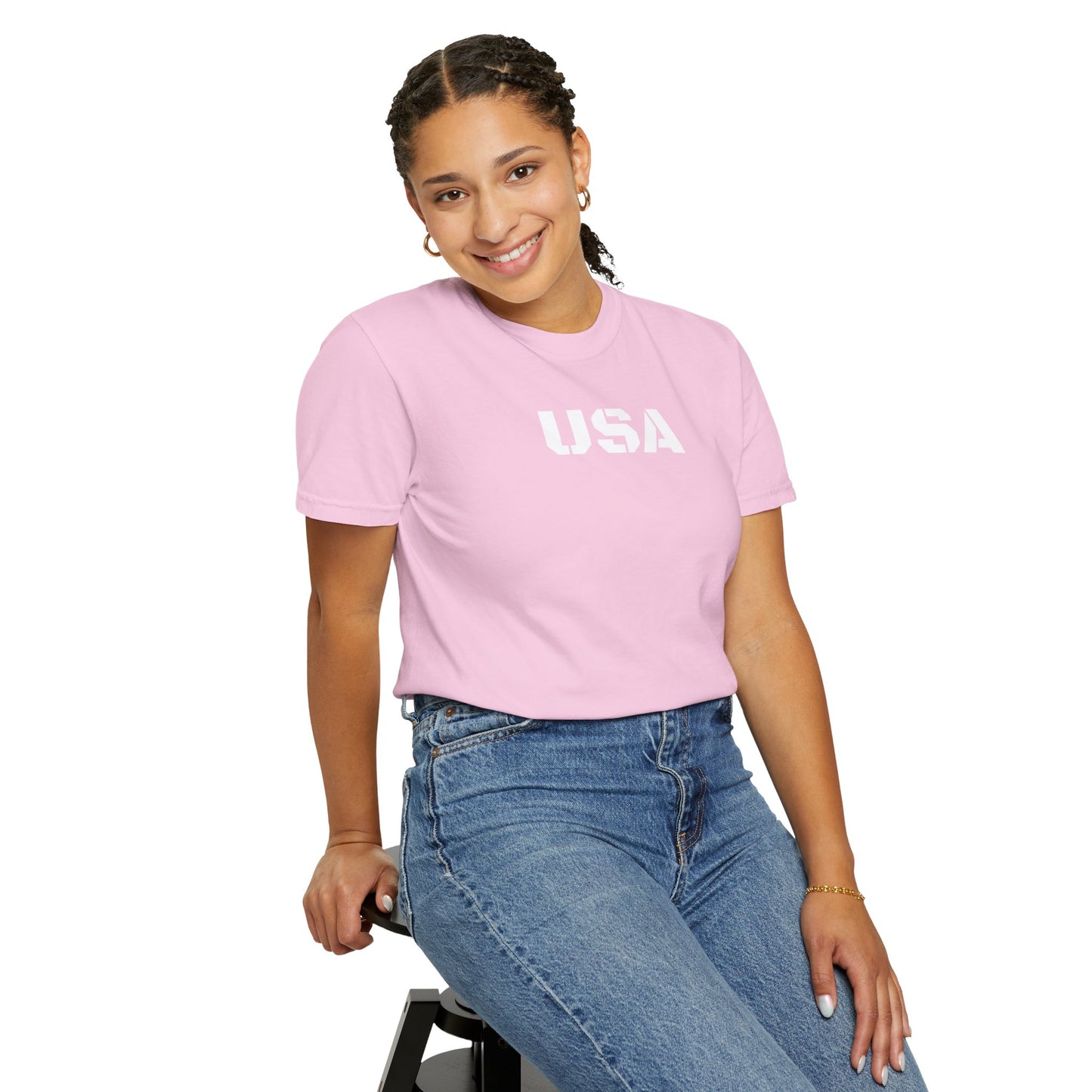 USA Vintage Unisex T-Shirt, Soft Cotton Tee, Casual Wear, Gifts for Her & Him, Summer Essentials, Independence Day Apparel - TRV