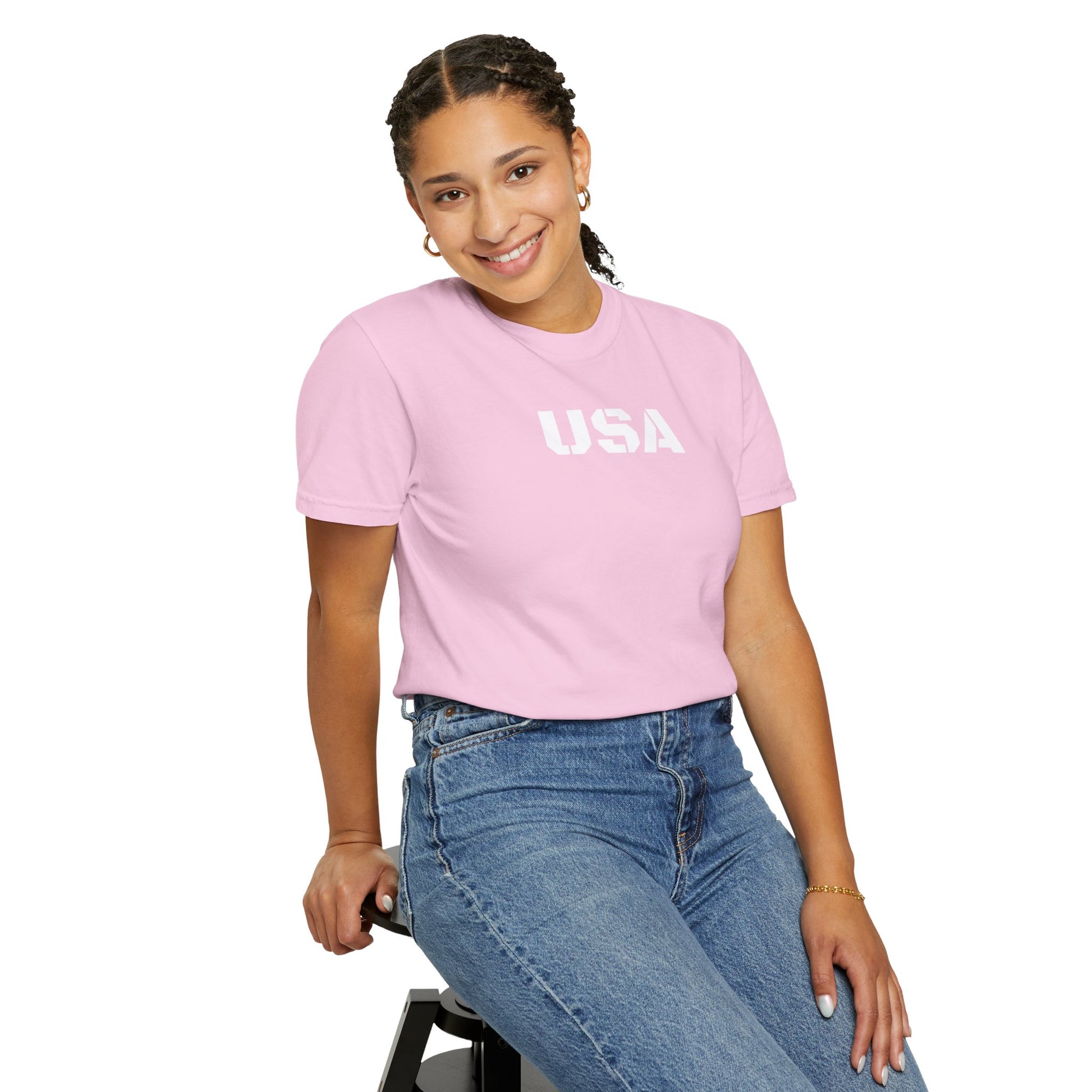 USA Vintage Unisex T-Shirt, Soft Cotton Tee, Casual Wear, Gifts for Her & Him, Summer Essentials, Independence Day Apparel - TRV