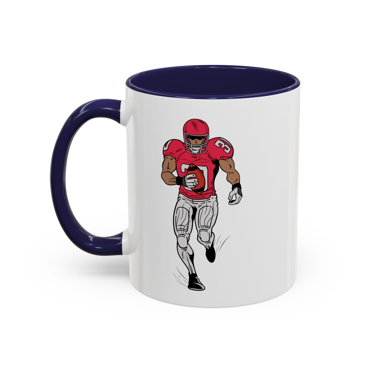 Football Player Coffee Mug, Sports Fan Gift, Motivational Coffee Cup, Game Day Mug, Unique Sports Merchandise