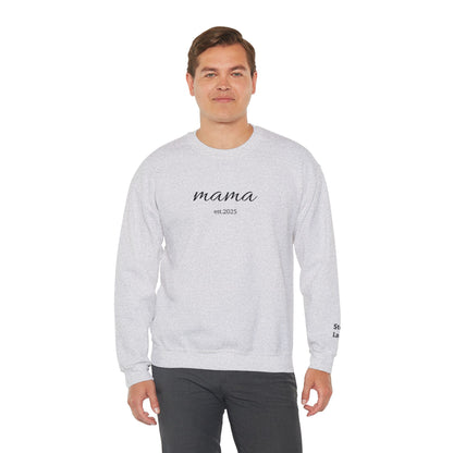 mama sweatshirt | simple script mom pullover - TRV