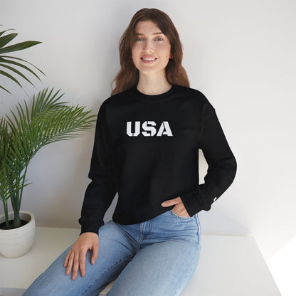 Cozy USA Unisex Crewneck Sweatshirt | Perfect Layering Piece for Every Season | Great Gift for Him/Her | Trendy Style for Casual Outings