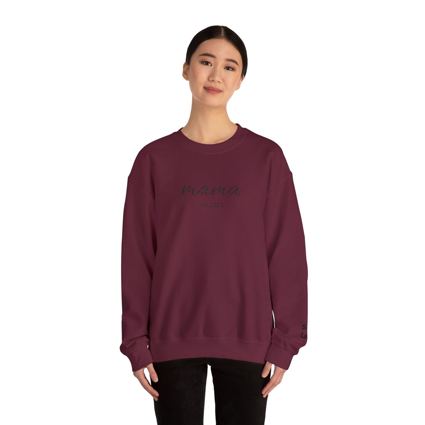 mama sweatshirt | simple script mom pullover - TRV