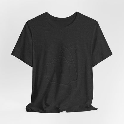 Minimalist Hand Sign Unisex Tee | Casual Everyday Wear | Perfect for Gift Givers