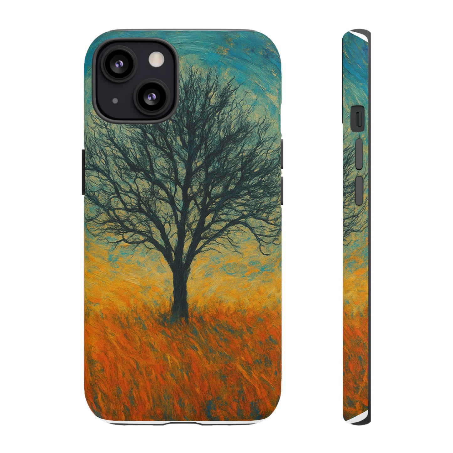 Artistic Phone Case with Tree Design, Nature Lover Gift, Unique Phone Cover, Holiday Present, Eco-friendly Tech Accessories - TRV