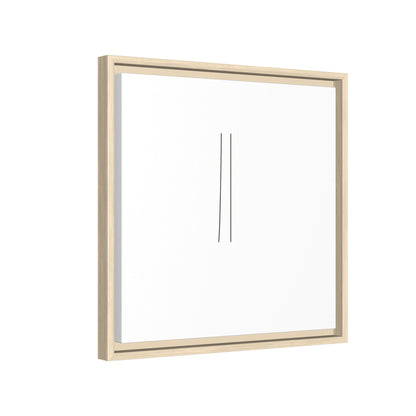 Minimal Line Art | Matte Canvas Framed