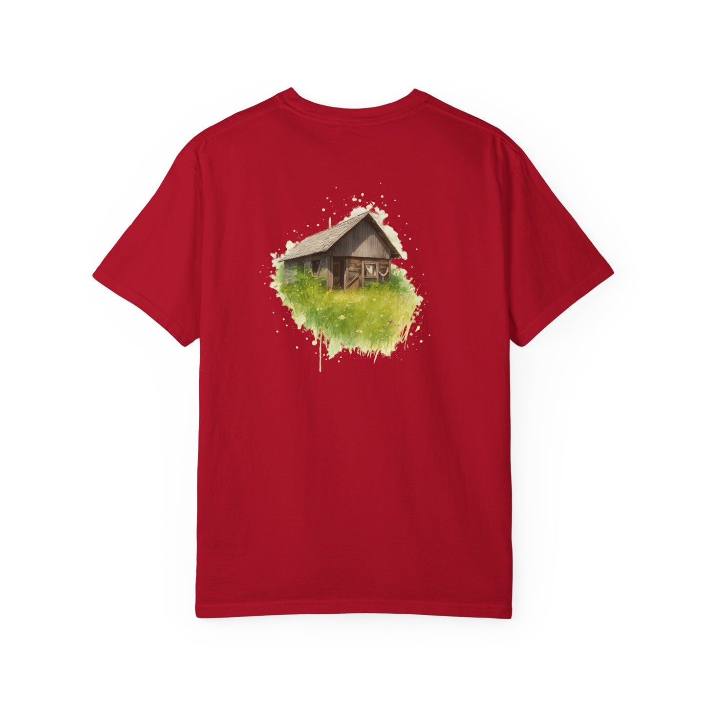 Nature-Inspired Unisex Garment-Dyed T-Shirt, Eco-Friendly Tee, Summer Casual Wear, Gift for Nature Lovers, Relaxed Fit T-Shirt - TRV