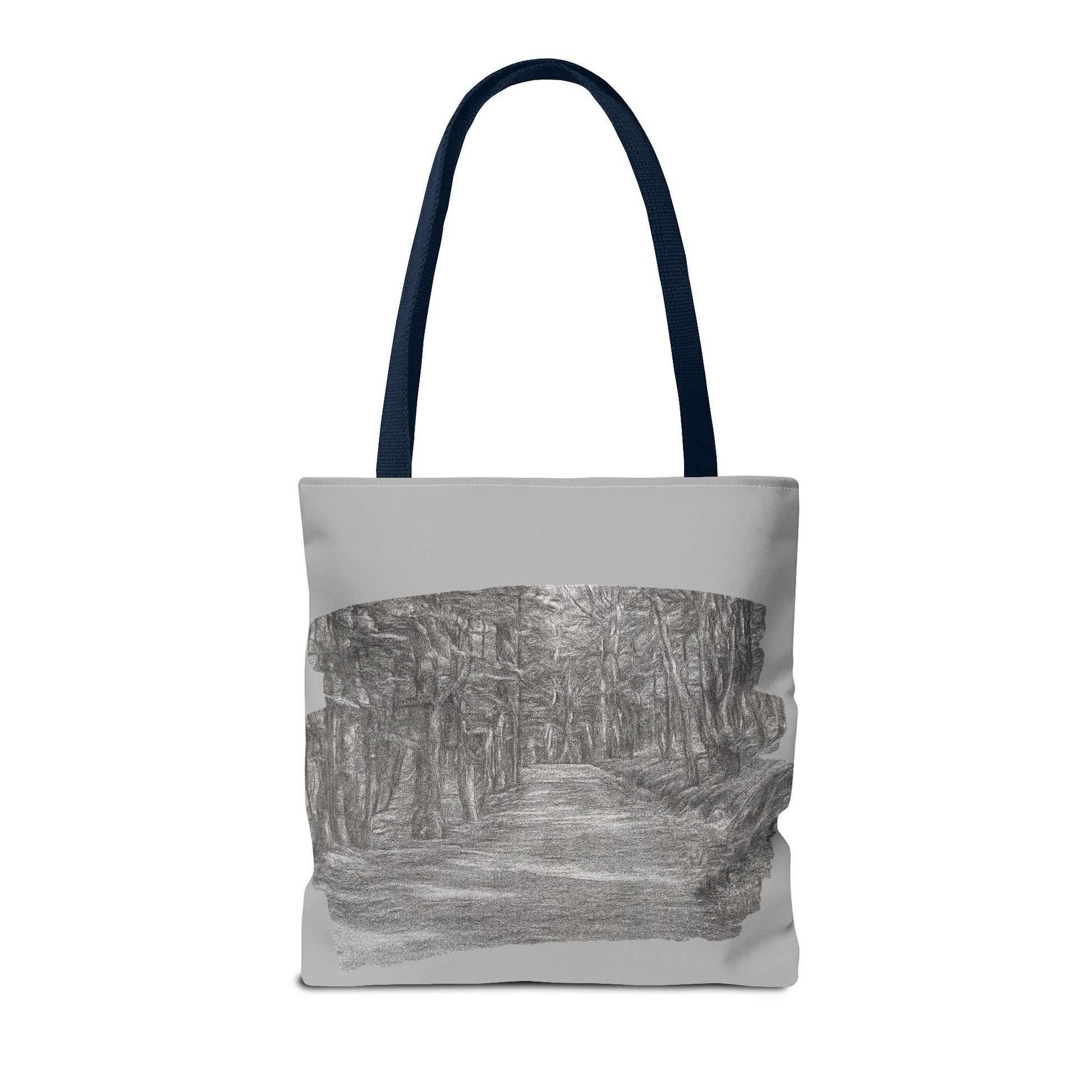 Scenic Path Tote Bag, Reversible Tote, Eco-Friendly Shopper, Outdoor Adventure Bag, Gift for Nature Lovers, Stylish Carryall - TRV