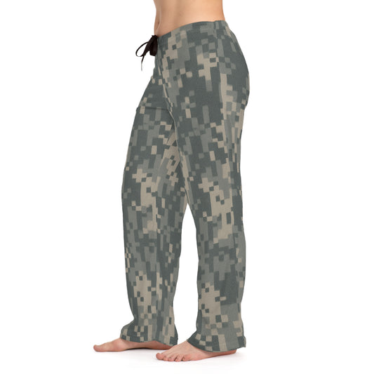 Camo Women's Pajama Pants — Digital Army Print Lounge Sleepwear