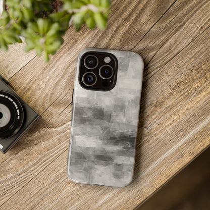 Stylish Phone Case for Tough Protection, Marble Grey Design, Customizable Gift for Her, Unisex Mobile Accessory, Birthday Present, [...] - TRV