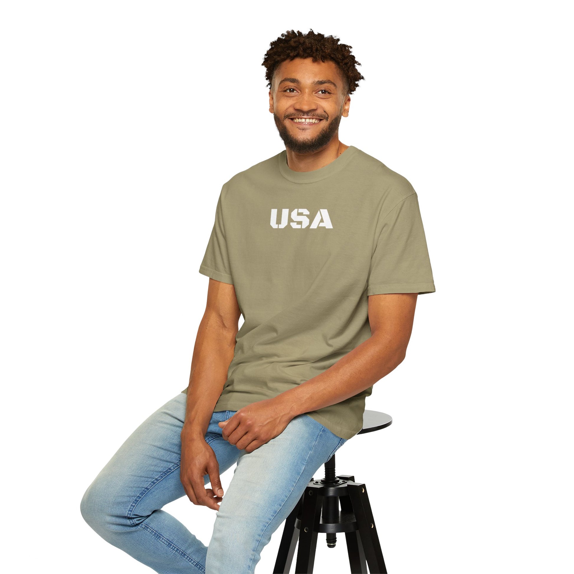 USA Vintage Unisex T-Shirt, Soft Cotton Tee, Casual Wear, Gifts for Her & Him, Summer Essentials, Independence Day Apparel - TRV