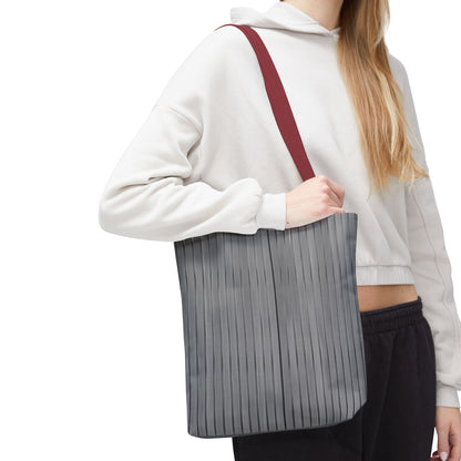 Stylish Gray Striped Tote Bag for Everyday Use - TRV
