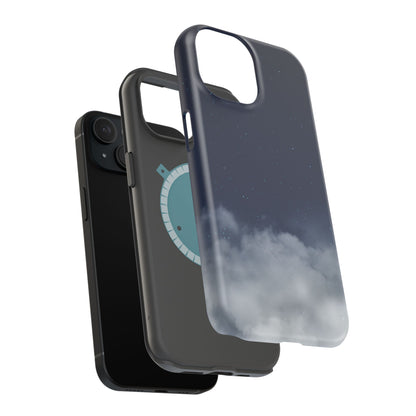 Night Sky Magnetic Impact-Resistant Phone Case — Foggy Cloud Design