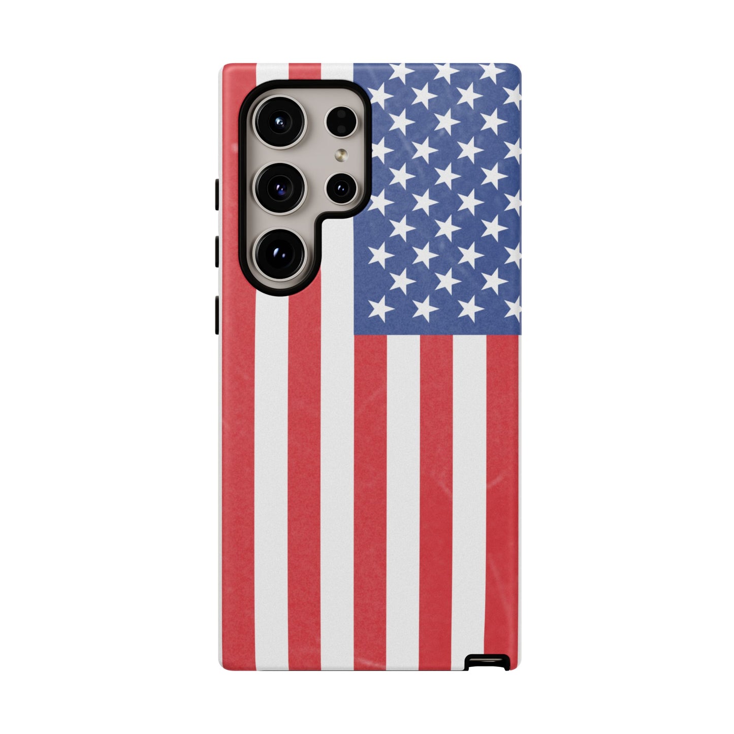 Patriotic Phone Case - Tough Cases for Veterans, USA Lovers, Independence Day, Memorial Day, Flag Design - TRV