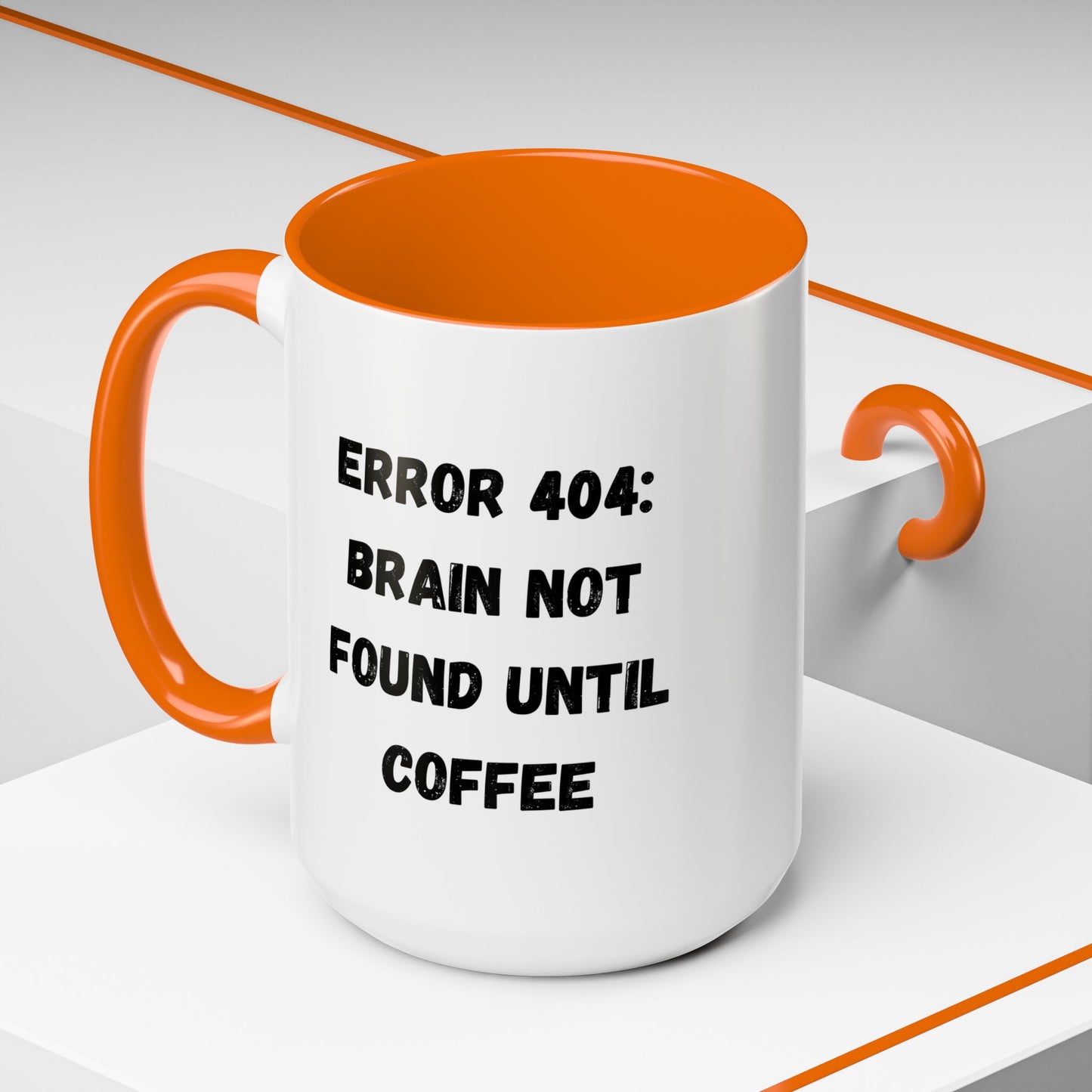 Error 404 Coffee Mug - Perfect for Your Daily Brew, Gift for Programmers, Humor for Coffee Lovers, Office Desk Decor, Nerdy Kitchenware