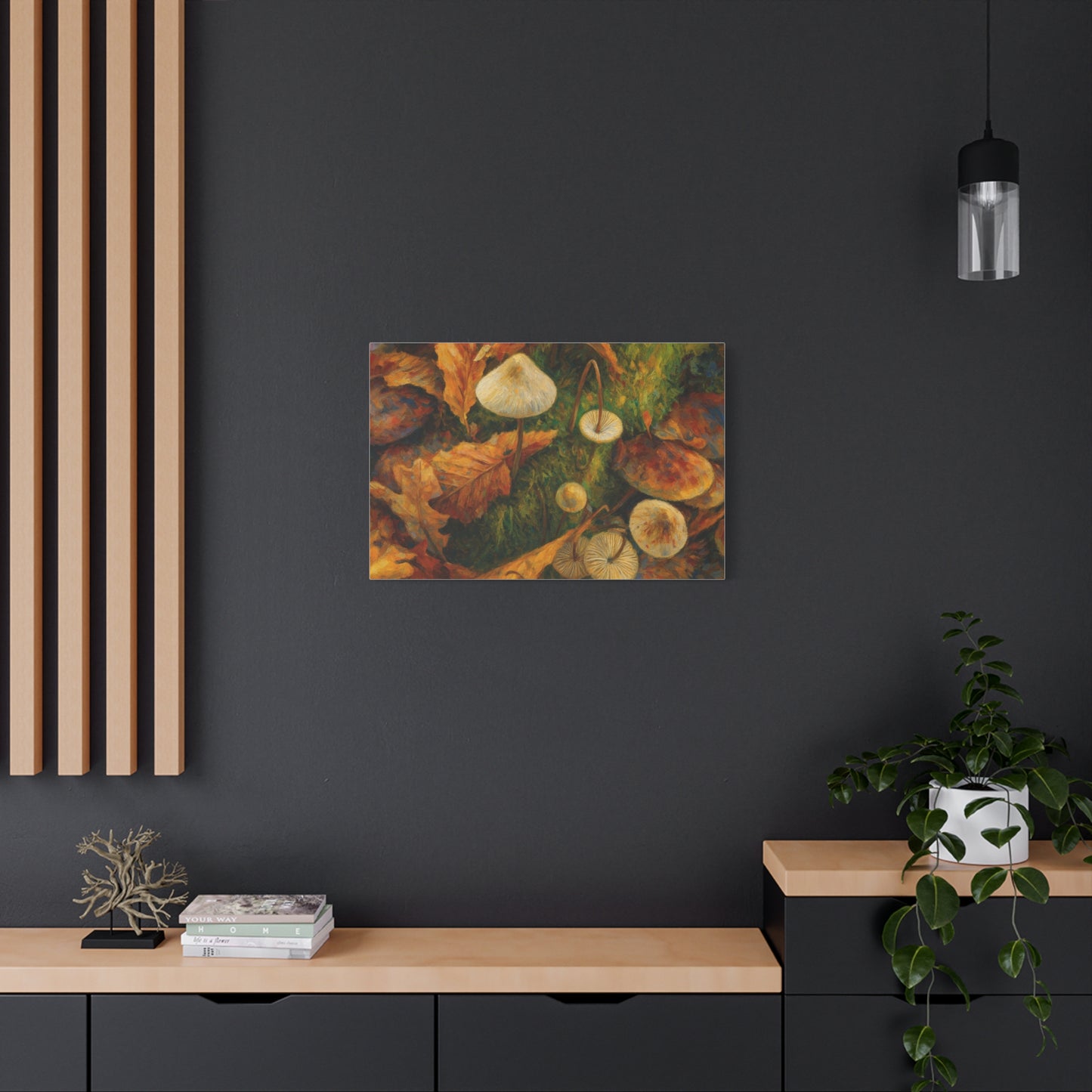 Autumn Mushrooms Canvas - TRV