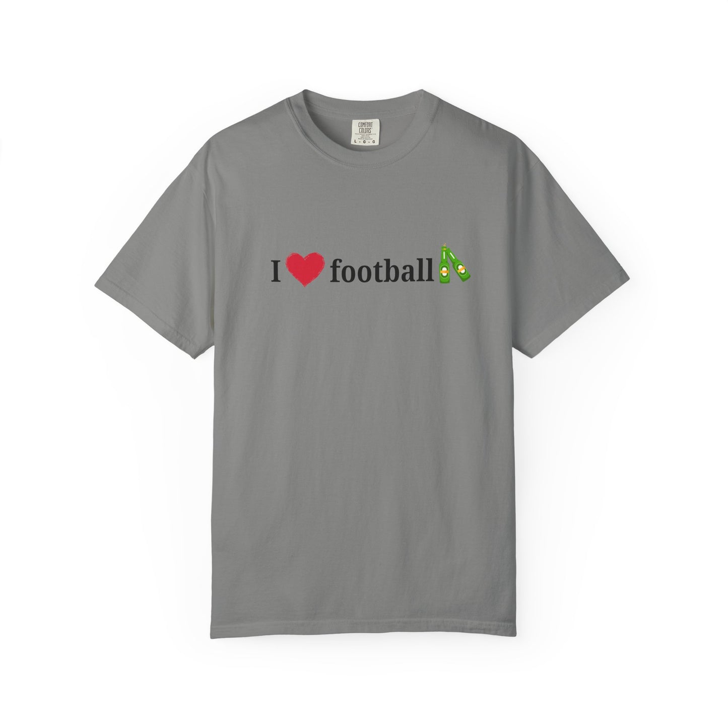 Unisex Football Love Tee - Casual Cotton T-Shirt, Gift for Sports Fans, Comfortable Daily Wear, Perfect for Game Days, Fun Summer Outfits - TRV