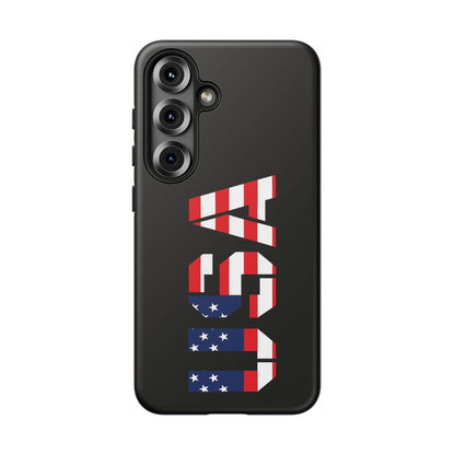 USA Flag Phone Case, Tough Phone Cover, Patriotic Gift, Independence Day Accessory, American Pride Mobile Case - TRV