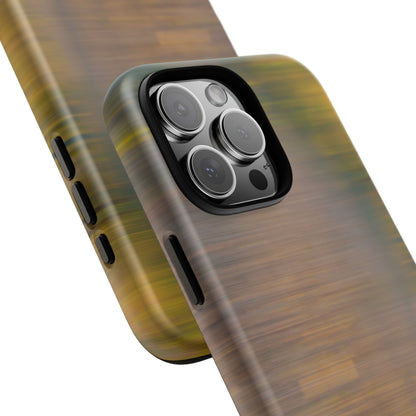 Autumn Blur Tough Phone Case — Fall Colors Protective iPhone Cover