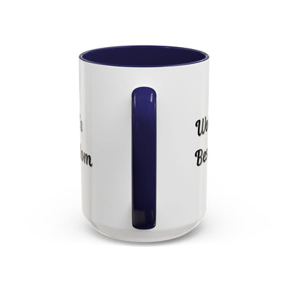 World's Best Mom Accent Coffee Mug - 11oz & 15oz - Perfect Gift for Mother's Day