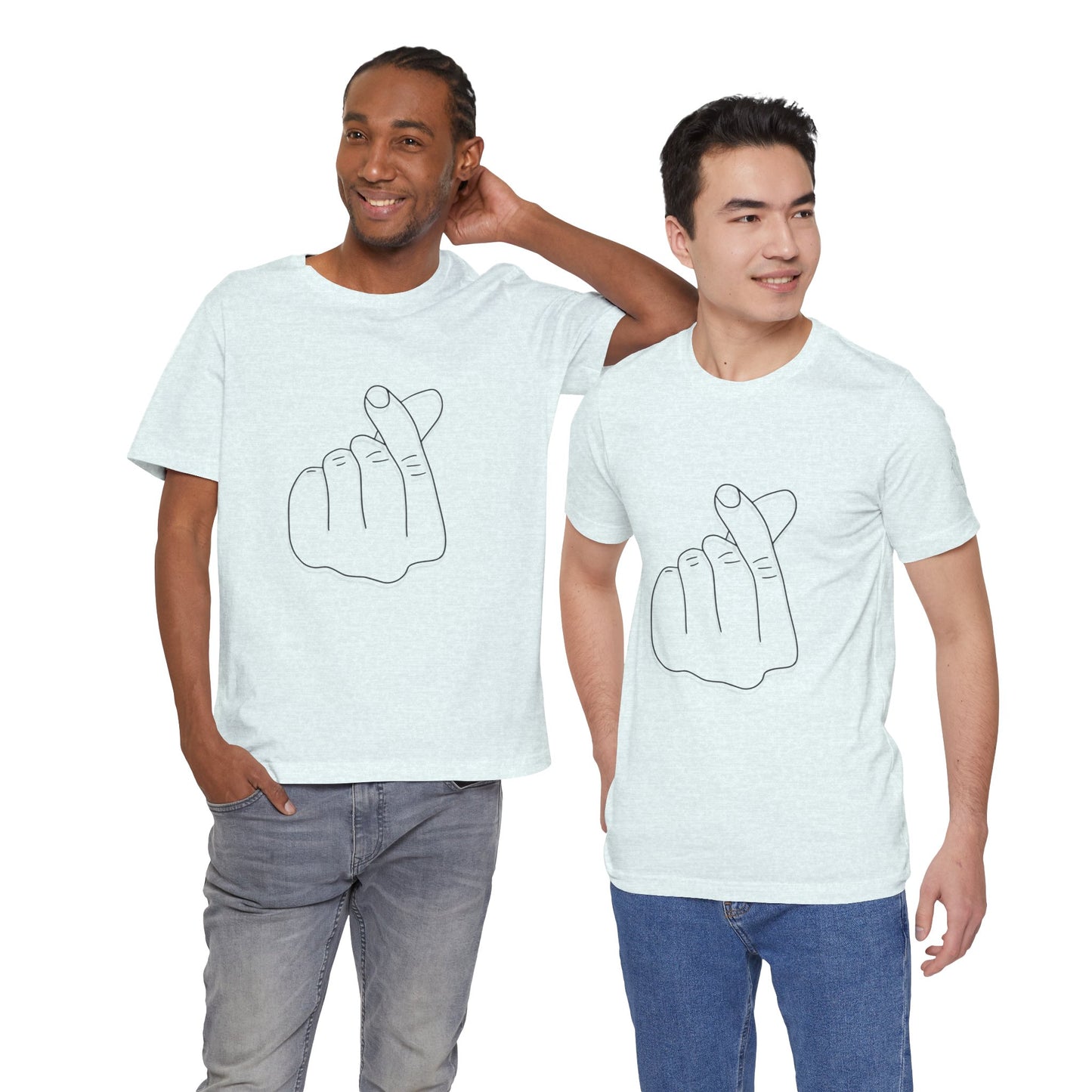Minimalist Hand Sign Unisex Tee | Casual Everyday Wear | Perfect for Gift Givers
