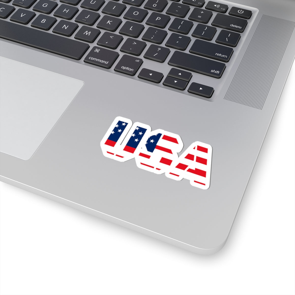 USA Flag Kiss-Cut Stickers | patriotic decor, laptop stickers, USA pride, July 4th decorations, personalized gifts - TRV
