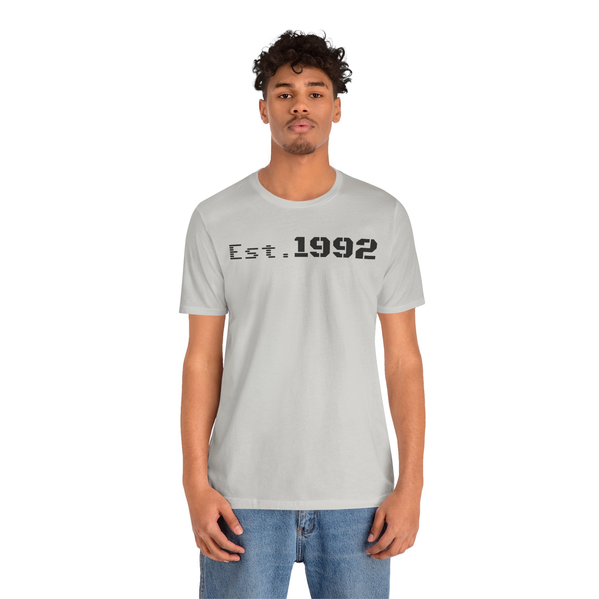 Est. 1992 Unisex Jersey Tee - Retro Birthday Gift, Casual Wear, Cool Vintage T-Shirt, Gift for Him, Gift for Her - TRV