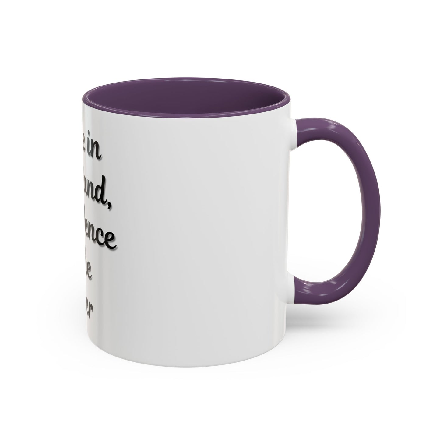 Inspirational Coffee Mug - "Coffee in One Hand, Confidence in the Other" - TRV