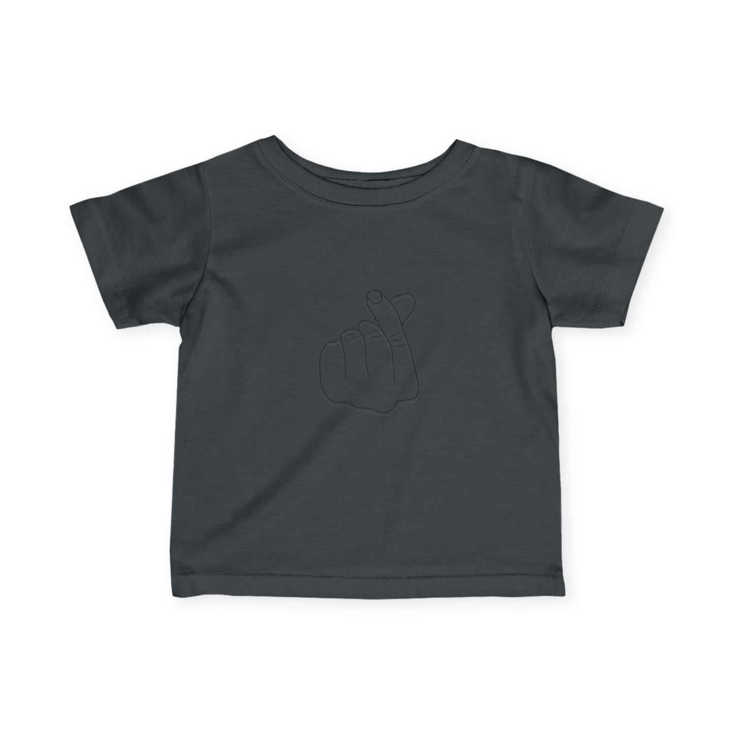 Cute Infant Tee with Love Hand Gesture Design