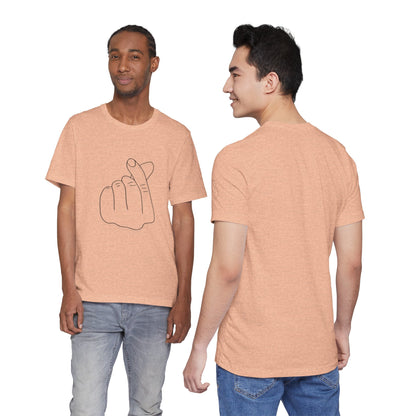 Minimalist Hand Sign Unisex Tee | Casual Everyday Wear | Perfect for Gift Givers