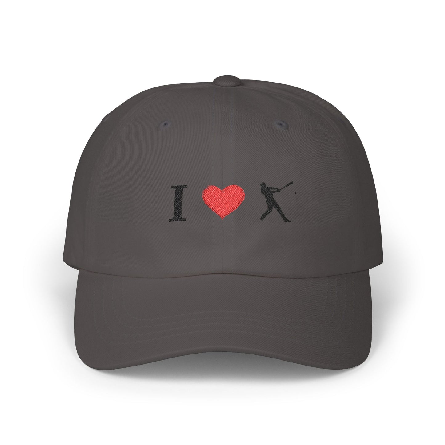 I Love Baseball Dad Cap, Sporty Hat for Dads, Baseball Lover Gift, Father's Day Gift, Casual Everyday Wear - TRV